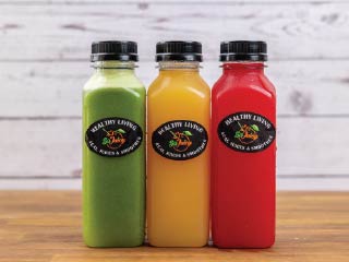 Green, Orange, Pineapple or Watermelon Juice