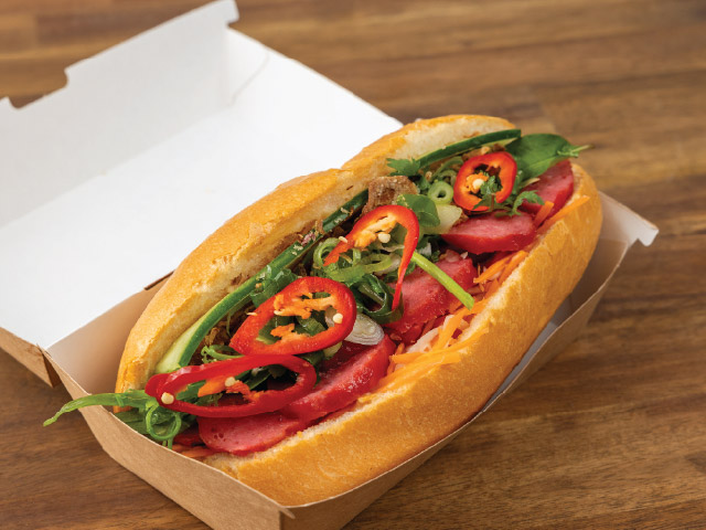 Pork Meatball Banh Mi